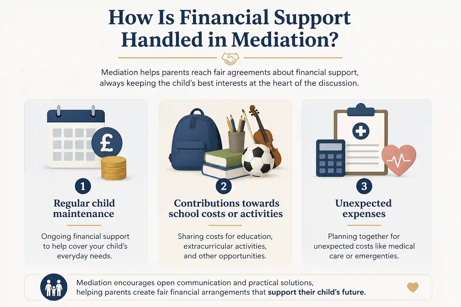 How Is Financial Support Handled in Mediation Solihull